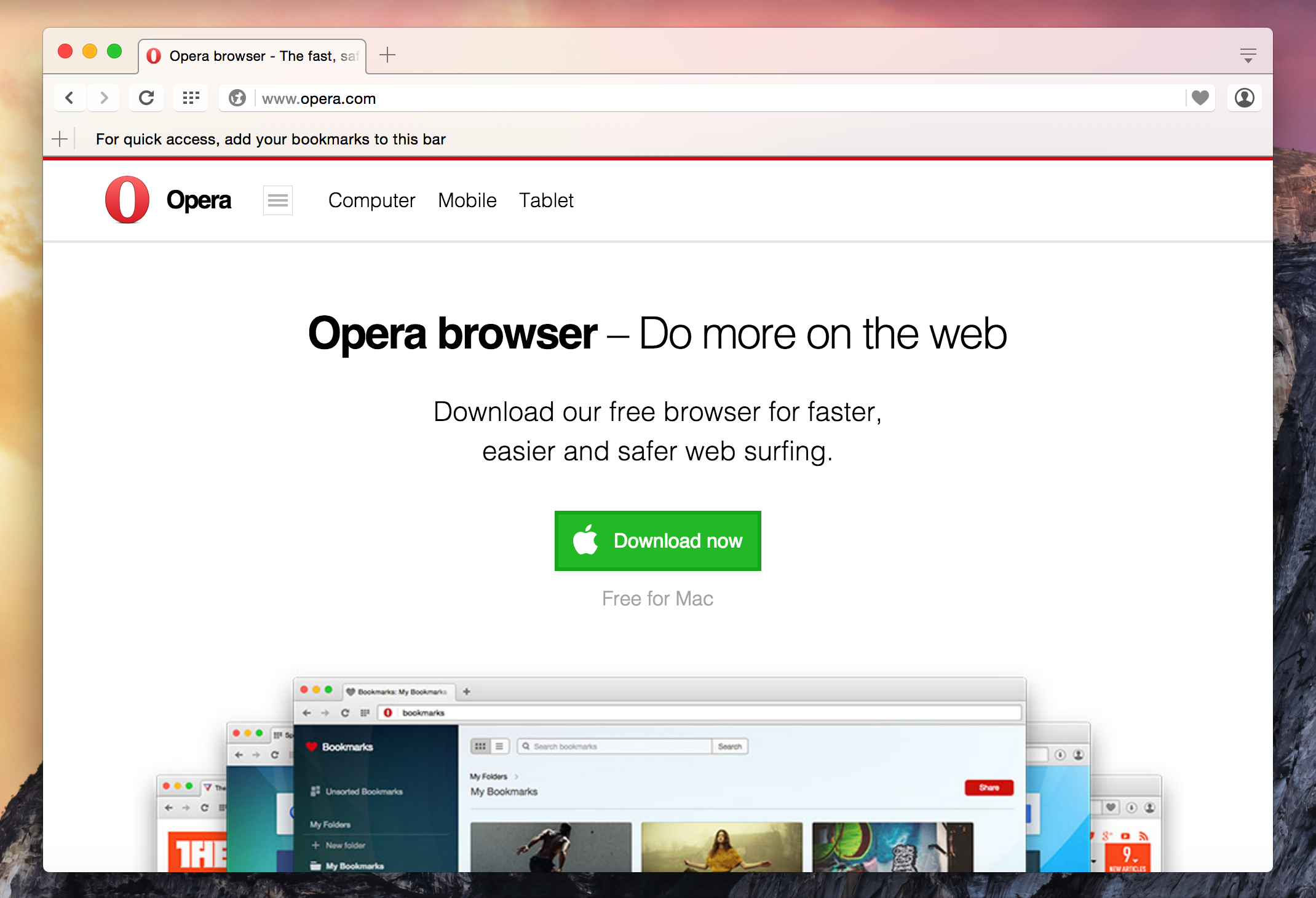 Opera download for windows 7 64 bit